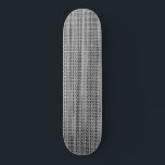 Faux Grey Fabric Design Skateboard<br><div class="desc">Tissu gris</div>