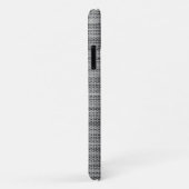 Faux Grey Fabric Moderne Design coque iphone (Dos/Droite)