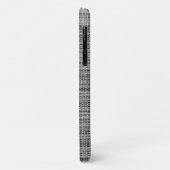 Faux Grey Fabric Moderne Design coque iphone (Dos/Gauche)