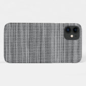 Faux Grey Fabric Moderne Design coque iphone (Dos (Horizontal))