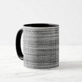 Faux Grey Fabric Mug (Devant gauche)