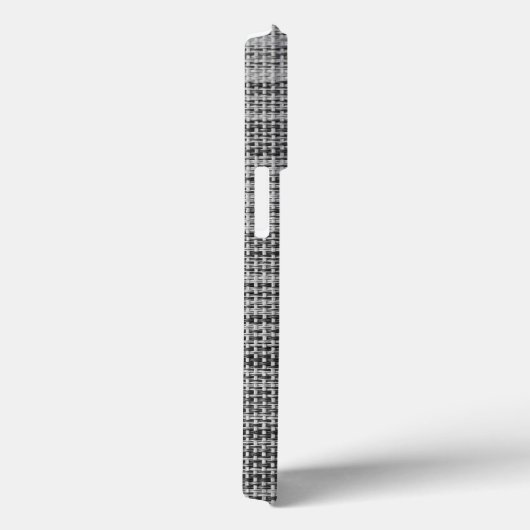 Faux Grey Fabric - Naam Jouw tekst Case-Mate iPhone Case (Achterkant / Rechts)