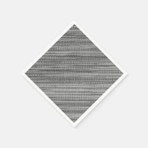 Faux Grey Fabric Napkins Servet