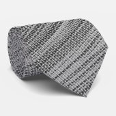 Faux Grey Fabric-Stropdas Stropdas (Opgerold)