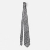 Faux Grey Fabric-Stropdas Stropdas (Achterkant)