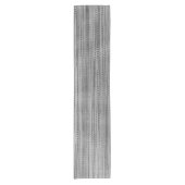 Faux Grey Fabric Tafelloper (Voorkant)