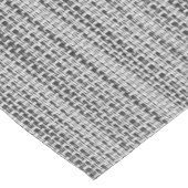 Faux Grey Fabric Tafelloper (Hoek)