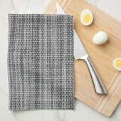 Faux Grey Katoen Keuken Handdoek (Quarter Fold)