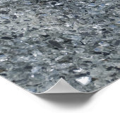Faux Grey Sparkle Poster (Hoek)