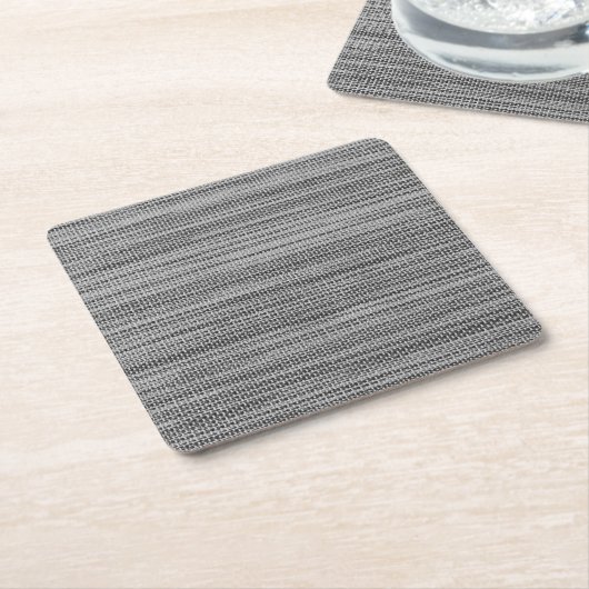 Faux Grey Stof Doek Papier Onderzetter (Schuin)