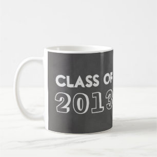 Faux grijs krijt, schooljaar opgetapte foto koffiemok