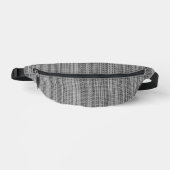 Faux grijze stof Fanny Pack Heuptasje (Voorkant)