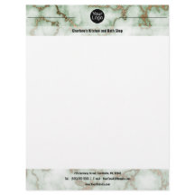 Faux Groen Goud Marmer