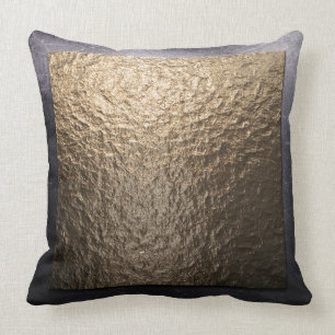 Faux Hammered Copper Pillow Kussen