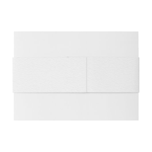 Faux Hand Torn Deckle Edge Wedding Uitnodigingen Wikkel (Achterkant Voorbeeld)