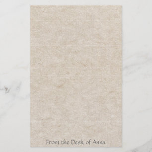 Faux Handmade Paper Manuscript look Stationery Briefpapier