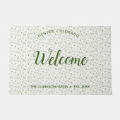 Faux Handmade Paper Natuur Bits Design Deurmat (Voorkant)