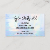 Faux Holo Carte de visite des médias sociaux (Dos)