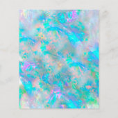 FAUX-holograafbrochure voor optische stenen Flyer (Achterkant)