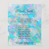 FAUX-holograafbrochure voor optische stenen Flyer (Voorkant)