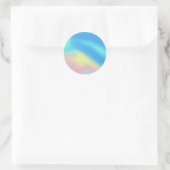 Faux-holografisch, aangepast ronde sticker (Tas)