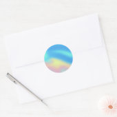 Faux-holografisch, aangepast ronde sticker (Envelop)