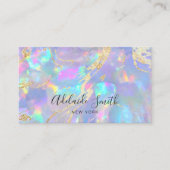 faux-holografisch steenslag visitekaartje (Voorkant)