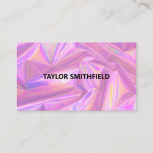 Faux Holographe Carte de visite tendance