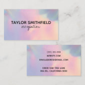 Faux Holographic Custom Visitekaartje (Voorkant / Achterkant)