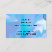 Faux Holographic Custom Visitekaartje (Achterkant)