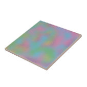 Faux Holographic Ripple Glass Texture Tegeltje (Zijkant)