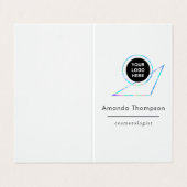 Faux Holographic Visitekaartje (Buitenkant ongevouwen)