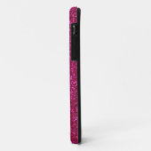 Faux Hot Pink Glitter Case-Mate iPhone Case (Achterkant/links)