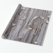 Faux-hout Rustisch verpakkingspapier Cadeaupapier (Uitgerold)