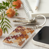 Faux-houtpuzzel Sleutelhanger (Voorkant Rechts)