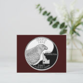 Faux Idaho State Quarter Briefkaart (Staand voorkant)