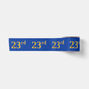 Faux/Imitation Gold "23rd" Event Number (Blue) Lint