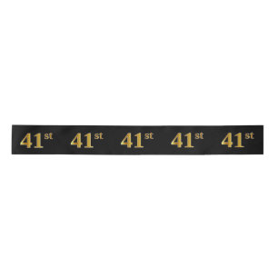 Faux/Imitation Gold "41st"-gebeurtenisnummer (zwar Lint