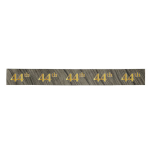 Faux/Imitation Gold "44th" Event Number (Rustic) Lint