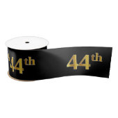 Faux/Imitation Gold "44th" Event Number (zwart) Lint (Spoel)