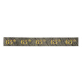 Faux/Imitation Gold "65th" Event Number (Rustic) Lint (Voorkant)