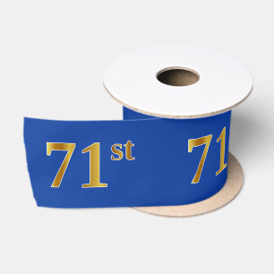 Faux/Imitation Gold "71st"-gebeurtenissennummer (b Lint