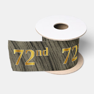 Faux/Imitation Gold "72nd"-gebeurtenisnummer (bijt Lint