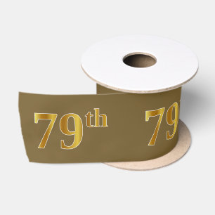 Faux/Imitation Gold "79th" Event Number (bruin) Lint