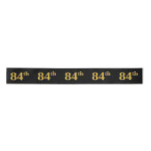 Faux/Imitation Gold "84th" Event Number (zwart) Lint (Voorkant)
