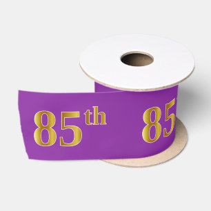 Faux/Imitation Gold "85th" Event Number (Paars) Lint