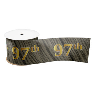 Faux/Imitation Gold "97th" Event Number (Rustic) Lint