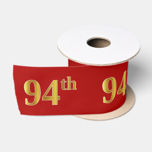 Faux/Imitation Gold look "94th"-gebeurtenisnummer Lint