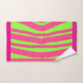 Faux Imprimé Animal Lime + Rose Spa (Serviette à main)