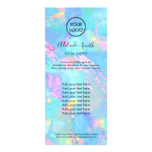 faux iridescent opal aqua